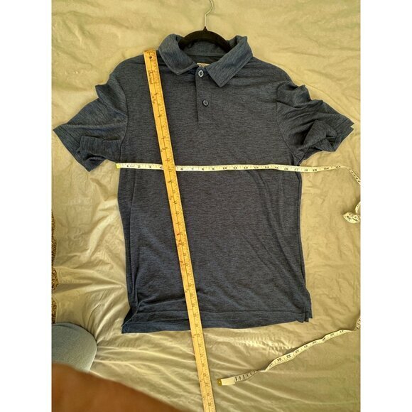 32 Degrees Mens Blue Polo Small collared short‎ sleeve Polyester pullover Golf - Picture 7 of 7